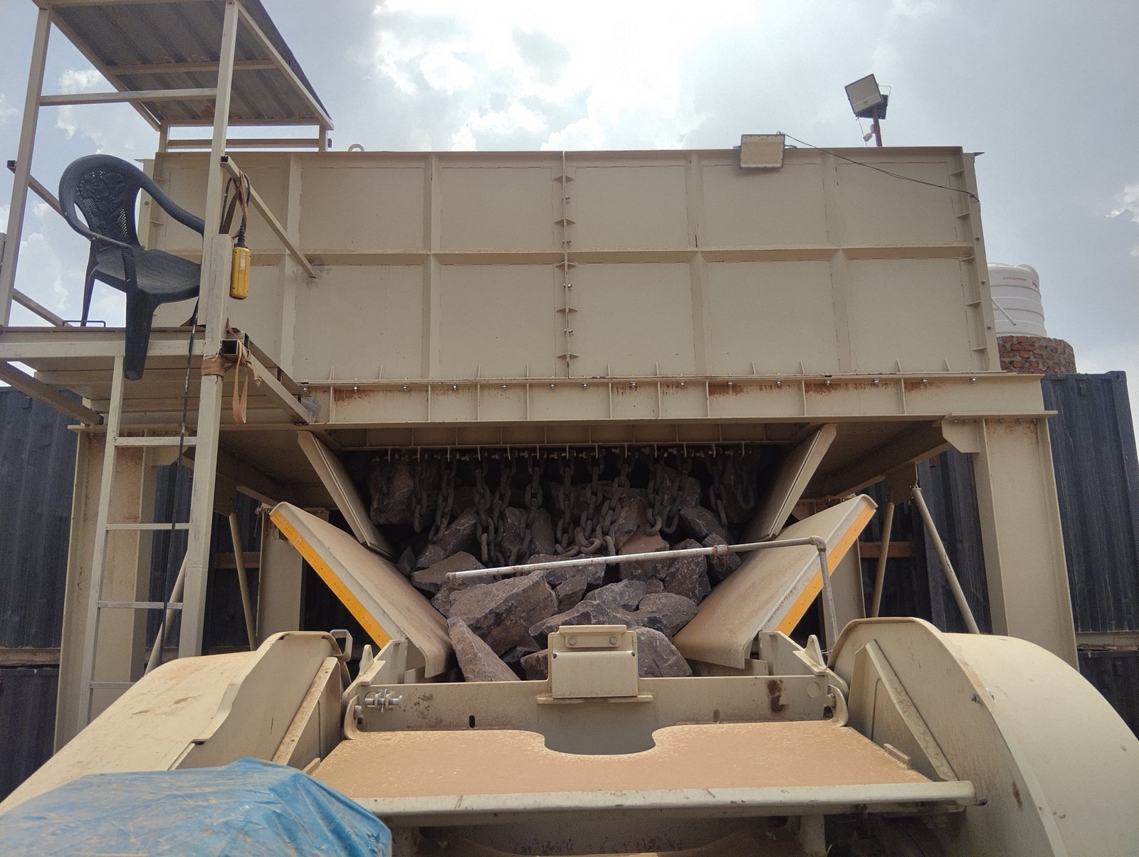 Metso cone crusher in operation at CC Patel plant